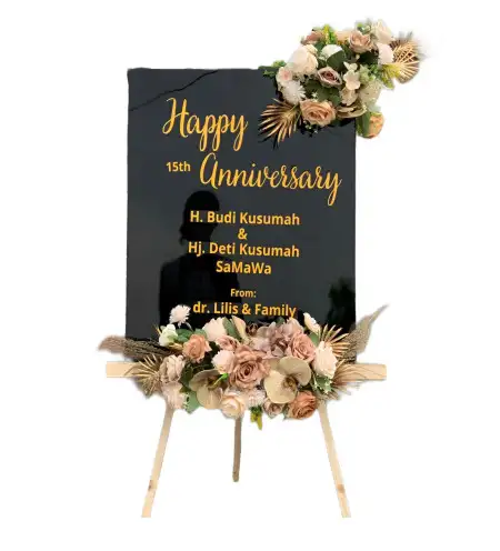 Papan Bunga Akrilik Garung