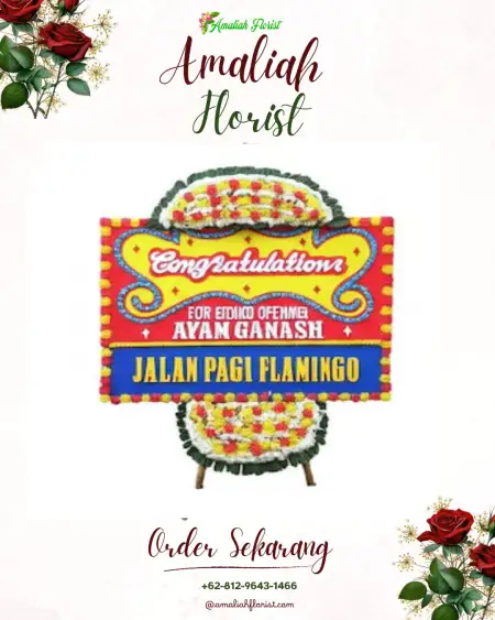 Sewa Papan Bunga Garung